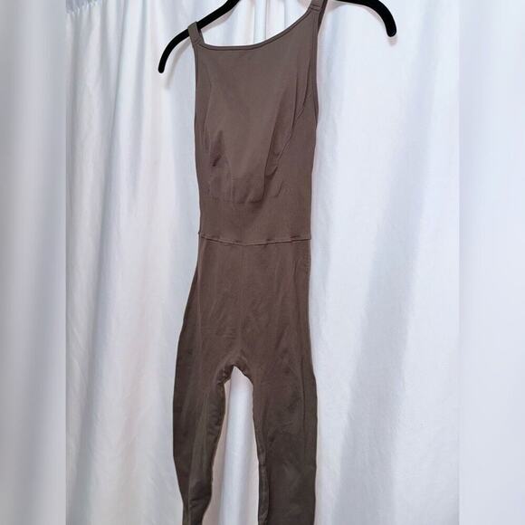 Free People Good Karma High-Neck Brown Jumpsuit | Sz XS/S - Picture 3 of 6